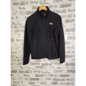 The‎ North Face Black Jacket Full Zip Mens Medium Soft Shell Casual Outerwear